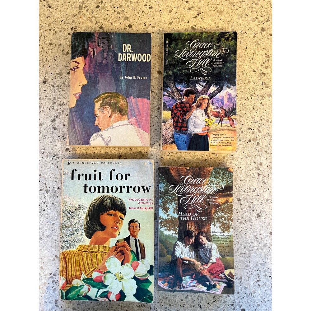 Christian Romance Book Lot Grace Livingston Hill Zondervan Paperbacks 4p